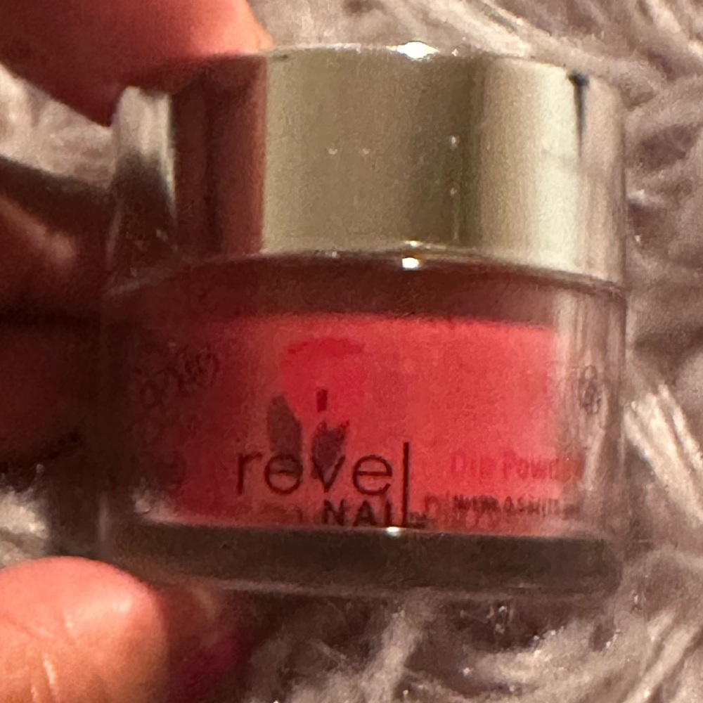 Revel Nail GARNET (TT2) RED GLITTER DIP POWDER  0.5 o